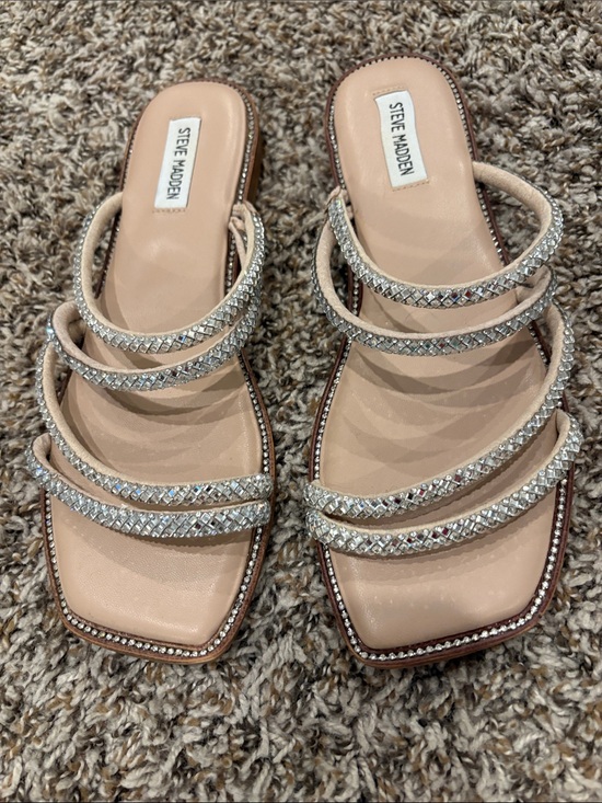 Steve Madden Shoes - Steve Madden Crystal-Strap Sandals